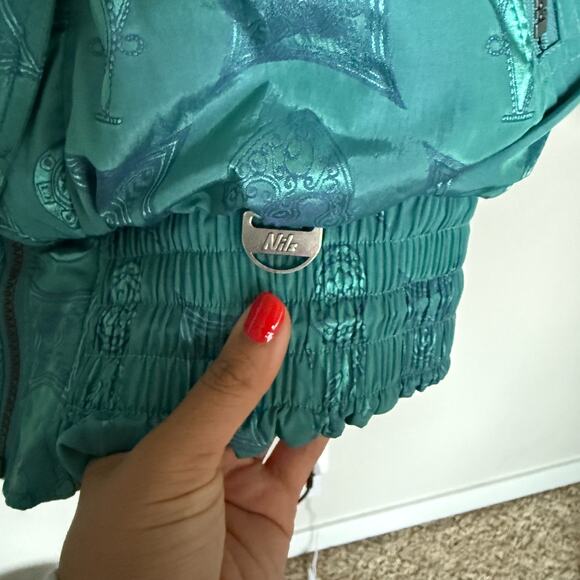 Vintage Nils Womens Ski Puffer Jacket 12 Blue 90s Y2K Retro Nostalgia Outdoor - Picture 3 of 12